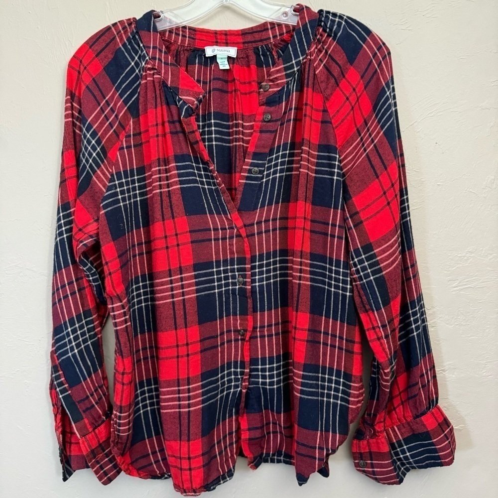 Susina Flannel Blouse